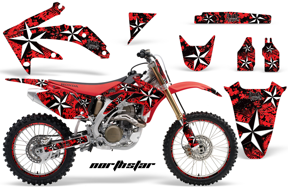 Honda CRF450 05-08 Graphics Kit NORTHSTAR-RED